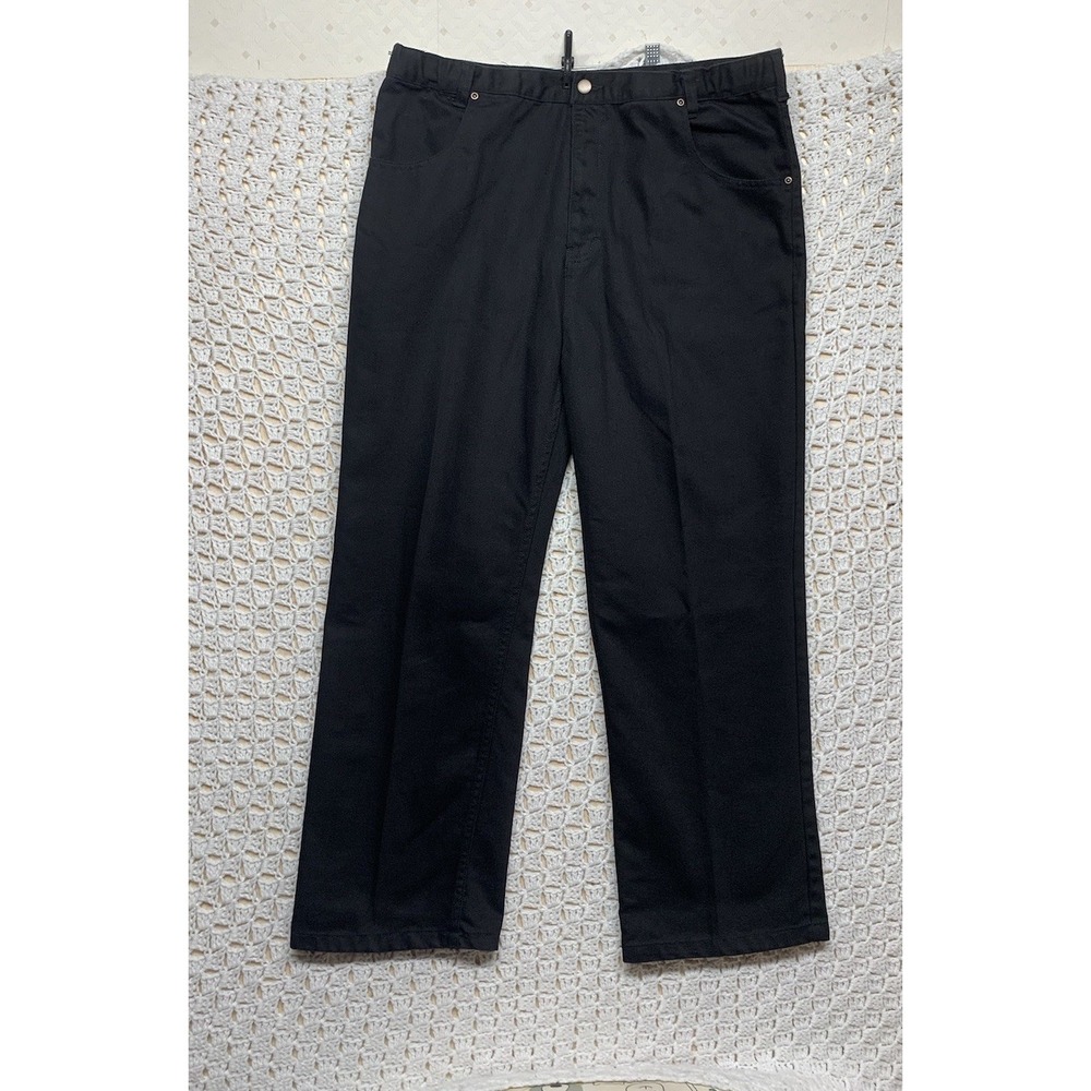 David Taylor Jeans Mens Tag‎ 38x29 Approx 37x28 Black Straight Leg M25043